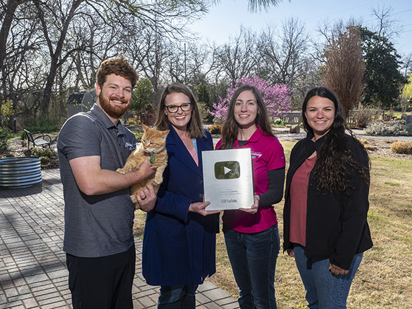 Posed image Oklahoma Gardening crew.
