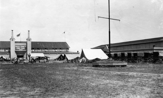 The Tulsa County Fair in 1903 at the Western Association baseball park at Archer and Boston in downtown Tulsa.