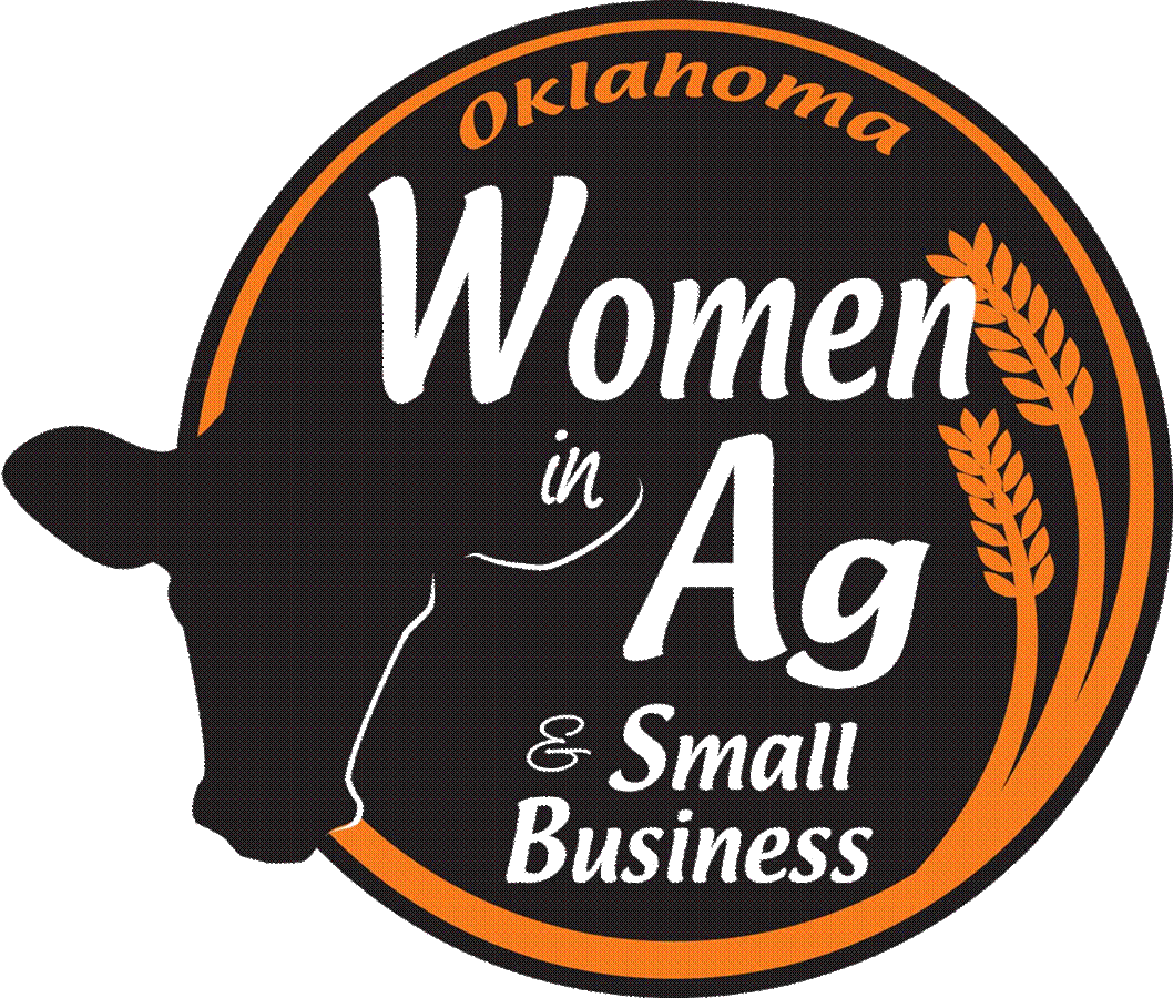 Oklahoma Women in Agriculture and Small Business logo.