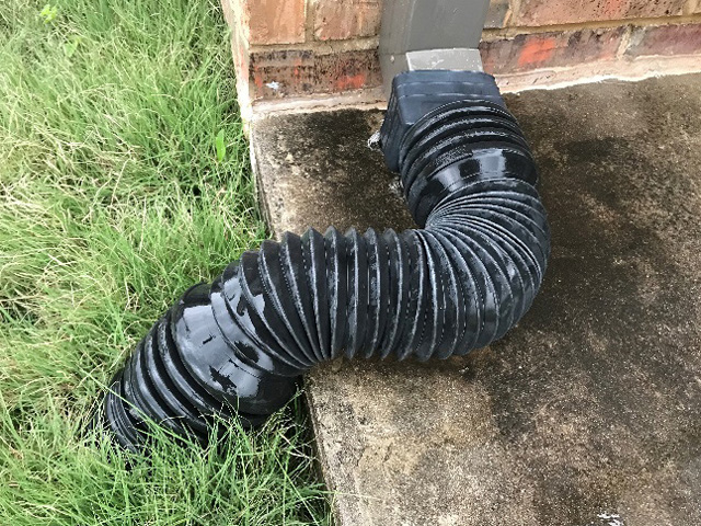 Connecting downspouts with drains can help in routing water away from the foundation of the house. Connecting downspouts with drains can help in routing water away from the foundation of the house.