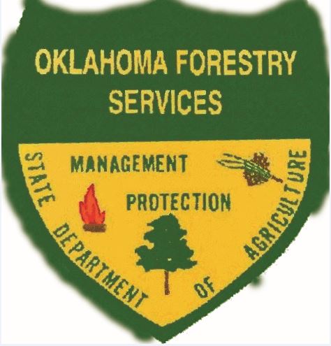 This is the logo for Oklahoma Forestry Services.