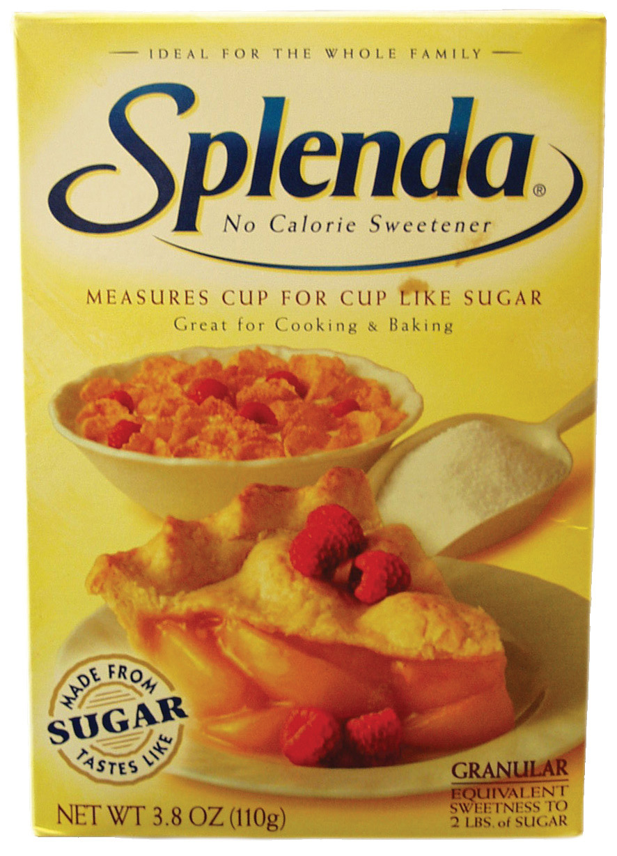A packet of Splends - no calorie sweetener.