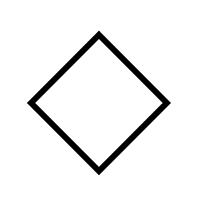 A diamond shape.