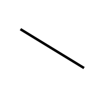 Diagonal black line slanting downward from left to right.