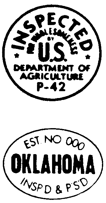 Inspected US Department of Agriculture seal.