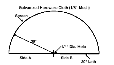 Schematic diagram of the wire cone emergence trap