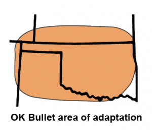OK Bullet area of adaptation