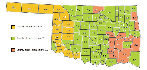 Oklahoma Soil Map