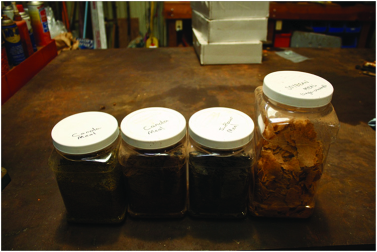 Co-products from seed crushing oilseeds for biodiesel production can include seed meals that can be used as livestock feeds