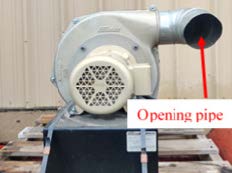 Fan used to increase air flow.