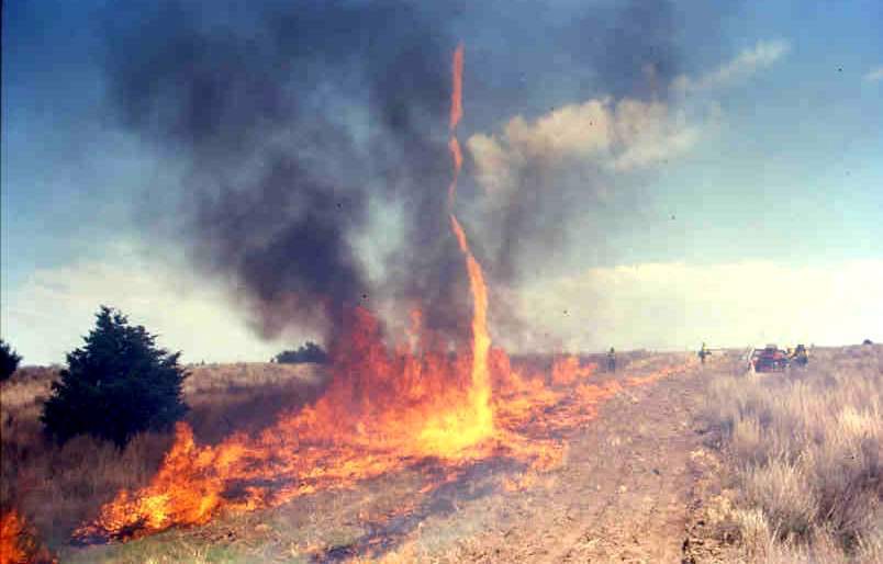A large prescribed fire.