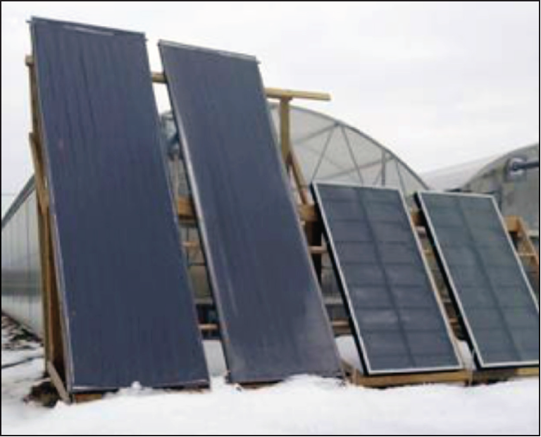 Thermal solar panels.