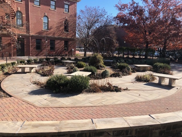 Laybyrinth garden on Oklahoma State University campus.