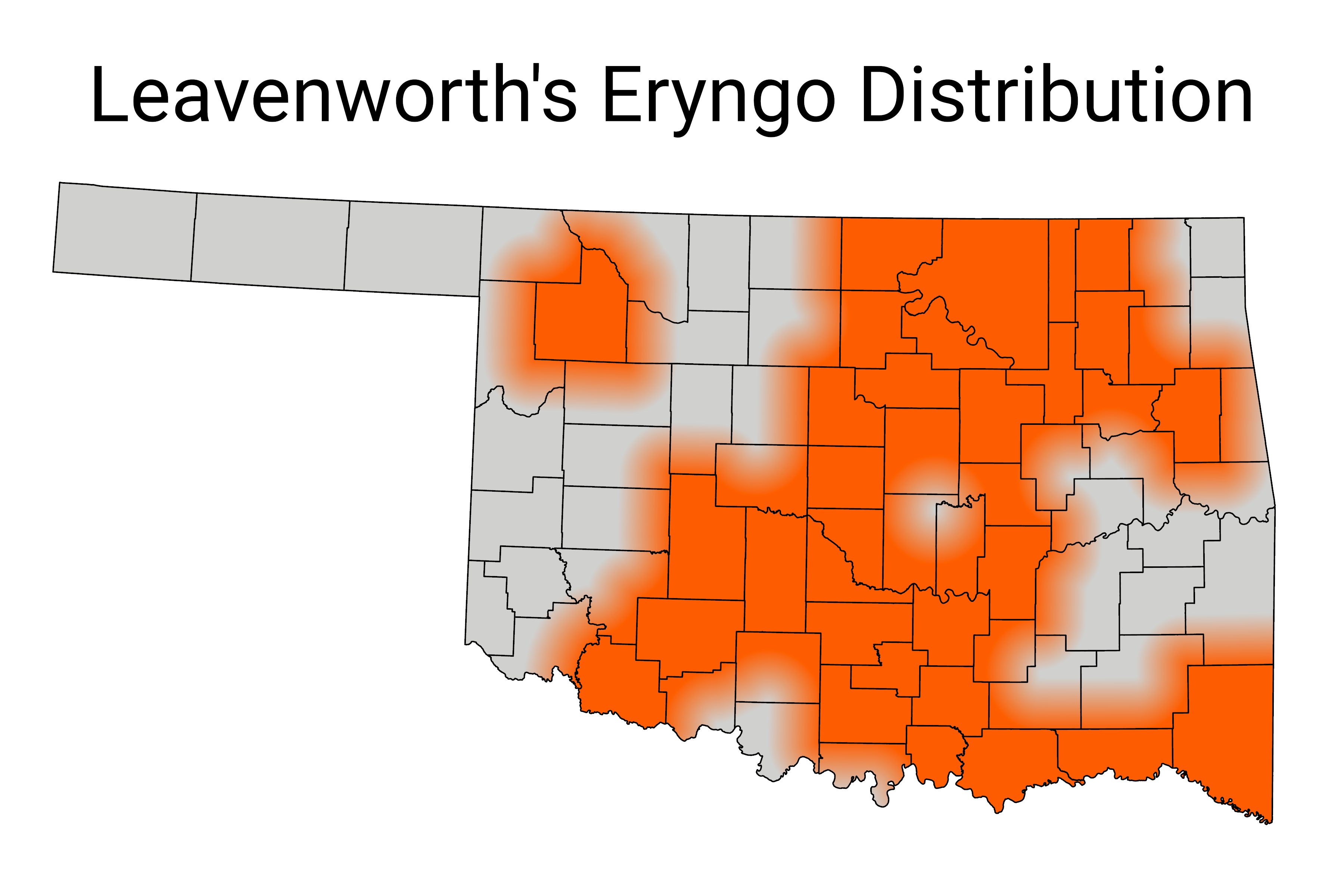 Leavenworth’s eryngo Distribution