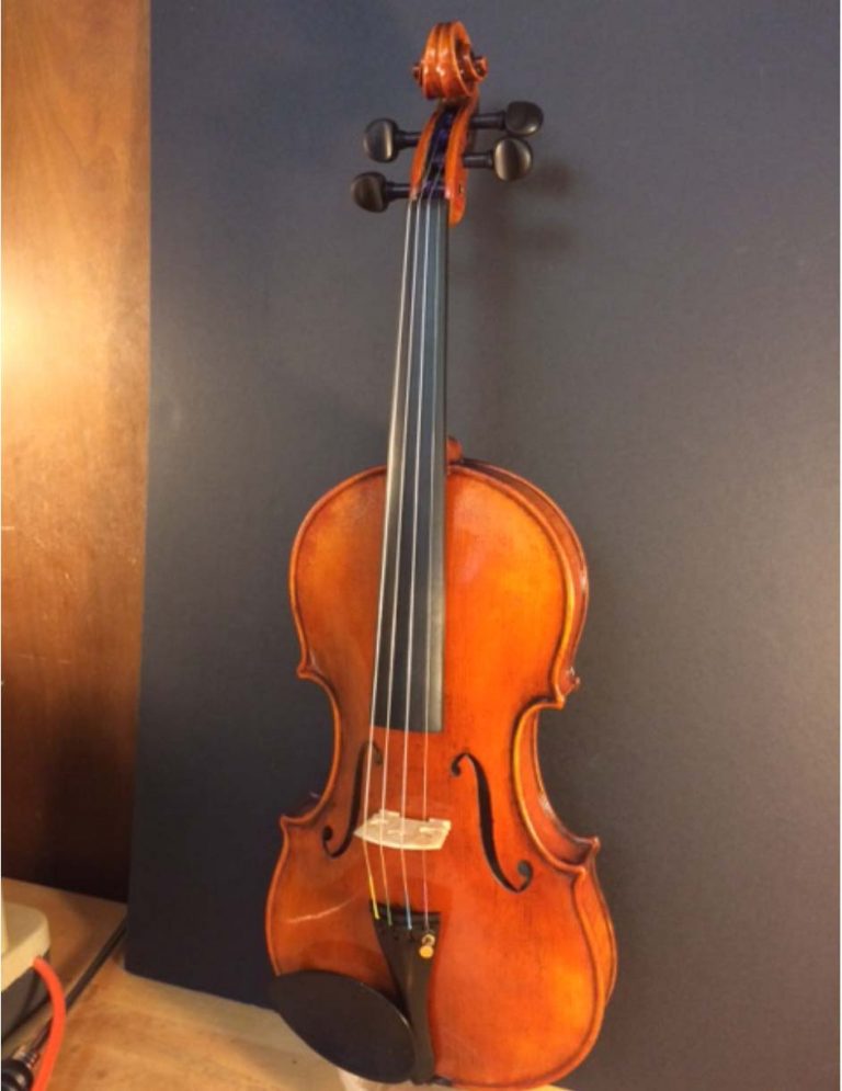A finished violin.