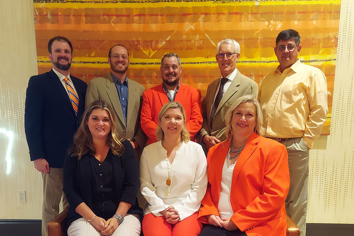 Oklahoma Association of Extension Agriculture Agents 2023-2024 officer team.