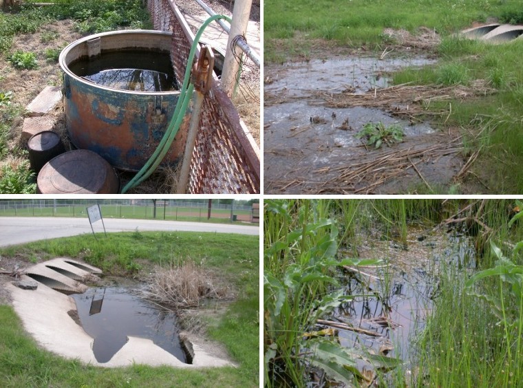 Unnecessary containers/pools of water which allow mosquito larval development.