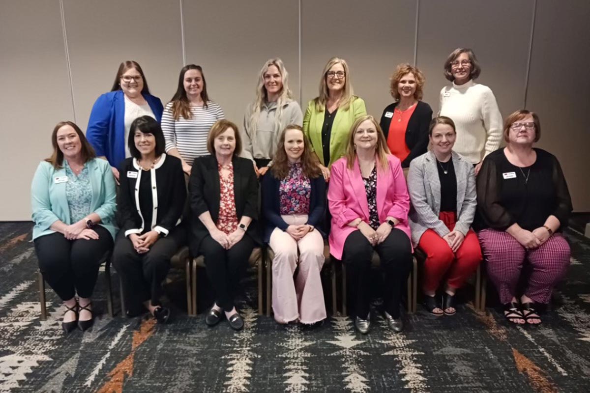 The 2024-2025 officers posing for a group photo.