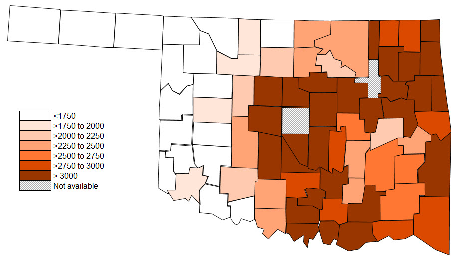 County Agricultural Land Value Changes Oklahoma State University