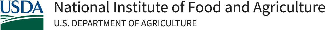 The USDA National Institute of Food and Agriculture U.S. Department of Agriculture Logo The USDA National Institute of Food and Agriculture U.S. Department of Agriculture Logo